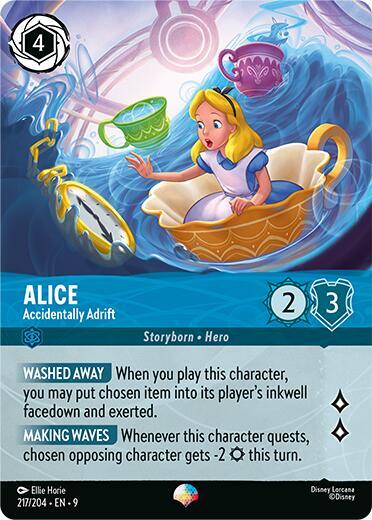 Alice - Accidentally Adrift Card Front