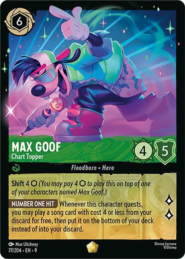 Max Goof - Chart Topper Card Front