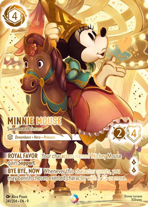 Minnie Mouse - Sweetheart Princess Card Front