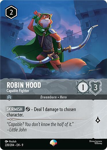 Robin Hood - Capable Fighter Card Front