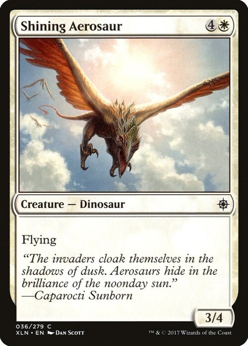 Aerosauro Scintillante Card Front