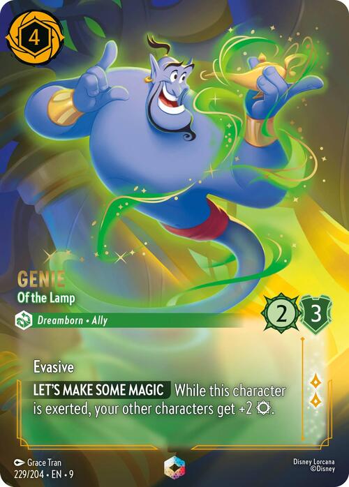 Genie - Of the Lamp Card Front