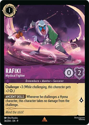 Rafiki - Mystical Fighter Card Front