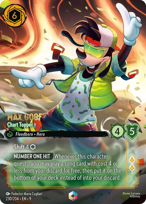 Max Goof - Chart Topper Card Front