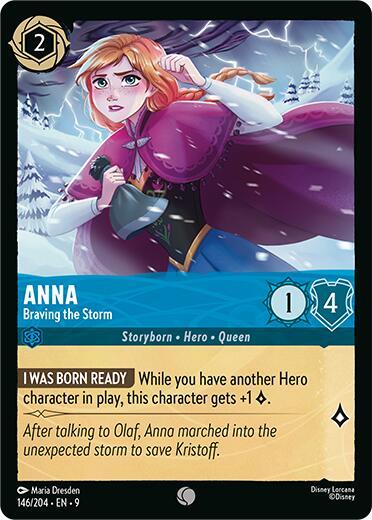 Anna - Braving the Storm Card Front