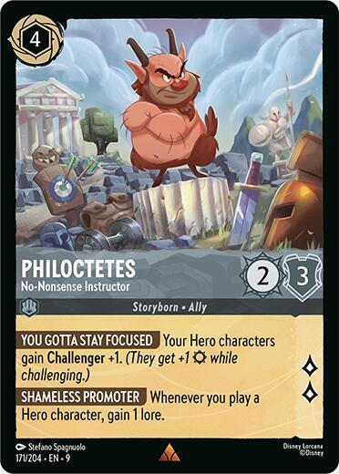 Philoctetes - No-Nonsense Instructor Card Front