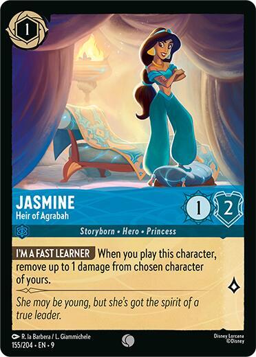 Jasmine - Heir of Agrabah Card Front