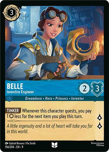 Belle - Inventive Engineer Card Front