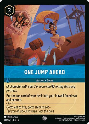 One Jump Ahead Card Front
