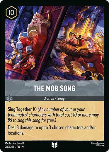 The Mob Song Card Front