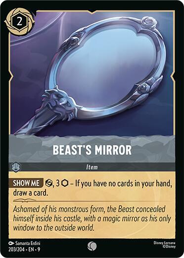 Beast's Mirror Card Front