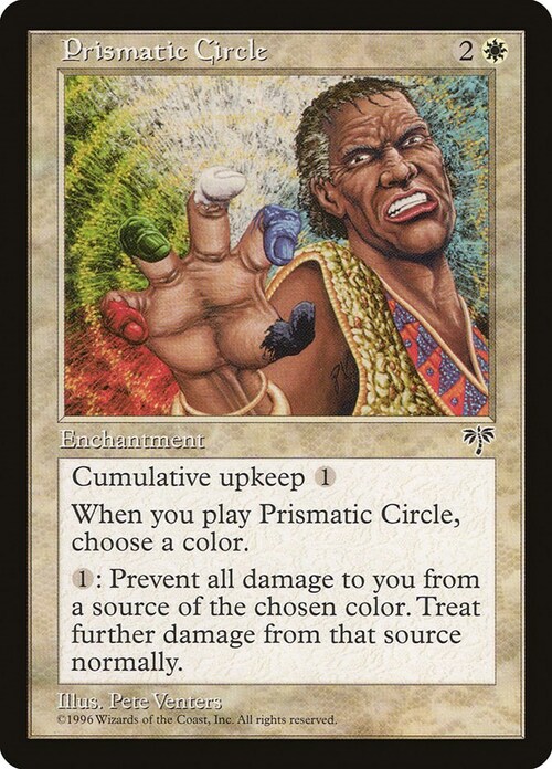 Prismatic Circle Card Front