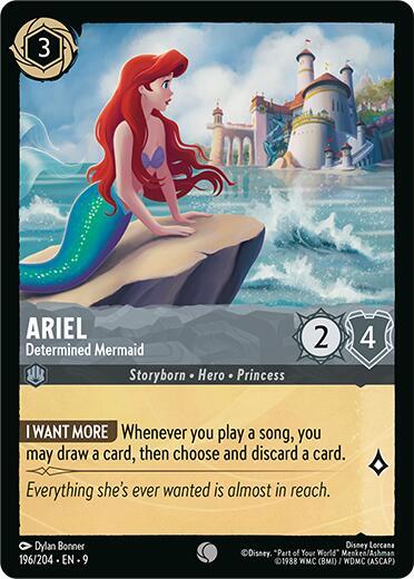 Ariel - Determined Mermaid Card Front