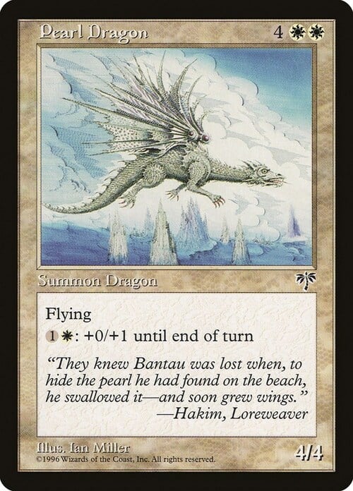 Pearl Dragon Card Front