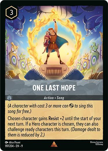 One Last Hope Card Front