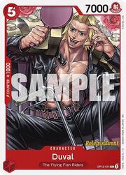 Duval · Pre-Release Stamp OP12-011