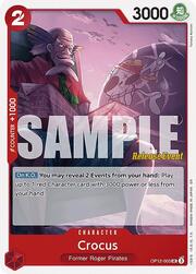 Crocus · Pre-Release Stamp OP12-003