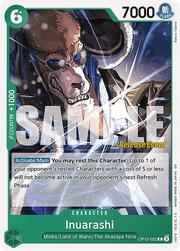 Inuarashi · Pre-Release Stamp OP12-022