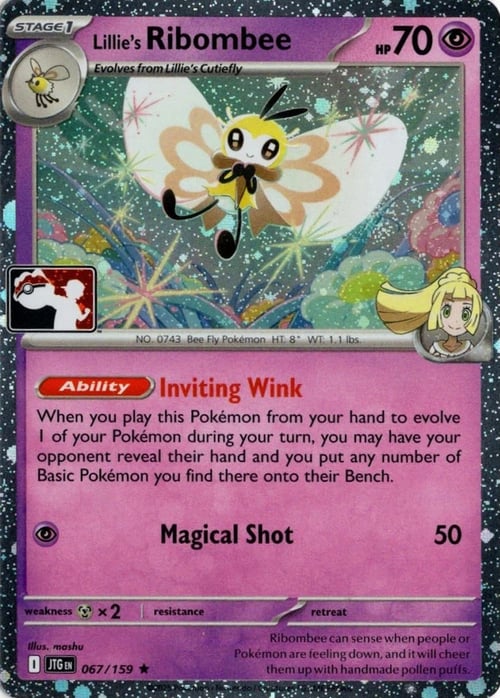 Lillie's Ribombee Card Front