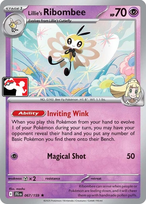 Lillie's Ribombee Card Front