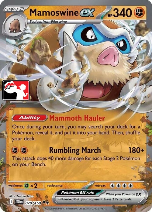 Mamoswine ex Card Front