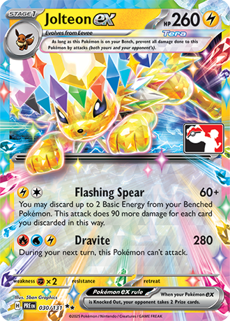 Jolteon ex Card Front