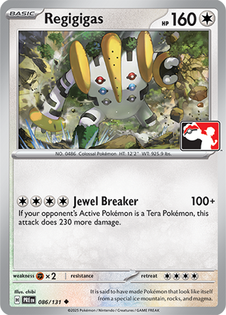 Regigigas Card Front
