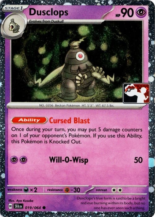 Dusclops Card Front