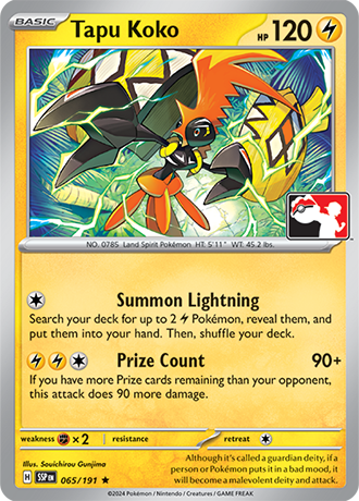 Tapu Koko Card Front