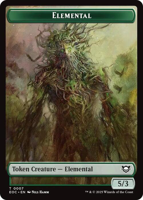 Elemental // Golem Card Front