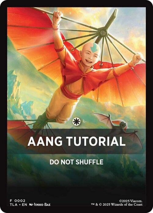 Theme Card: Aang Tutorial Card Front