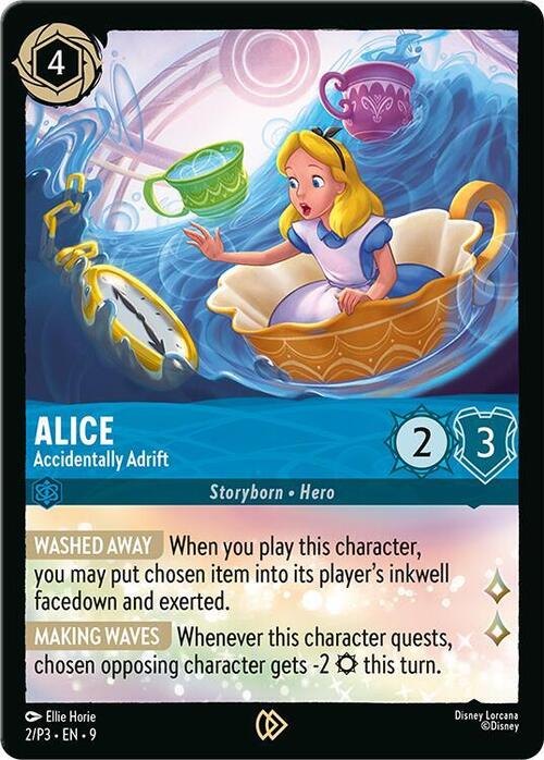 Alice - Accidentally Adrift Card Front
