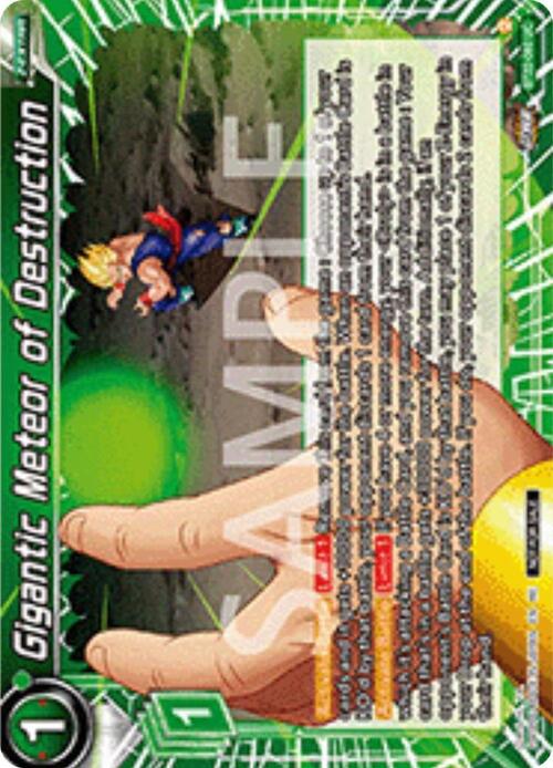 Gigantic Meteor of Destruction Card Front