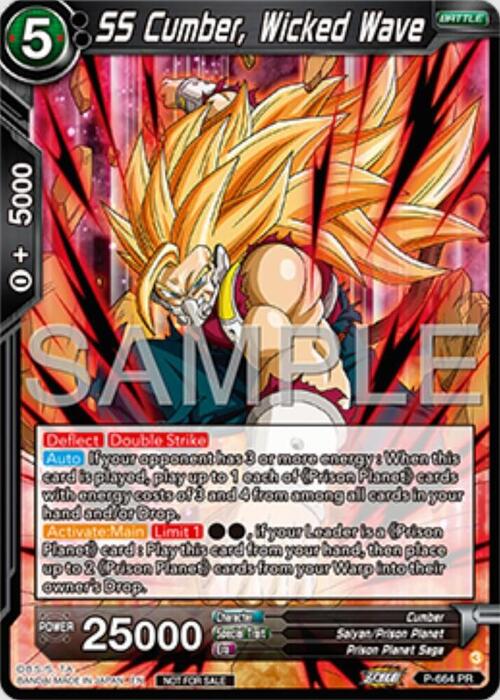 SS Cumber, Wicked Wave Card Front