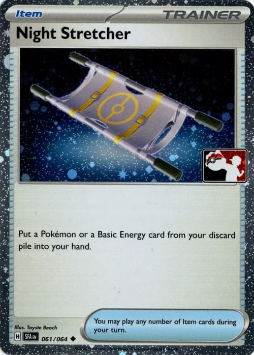 Night Stretcher Card Front