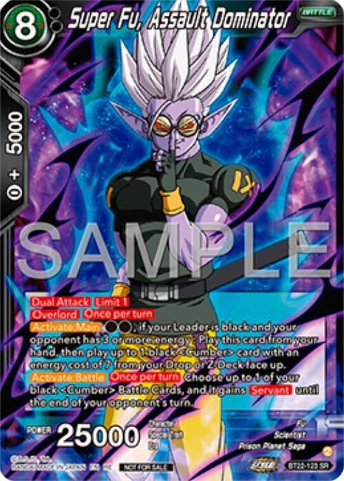 Super Fu, Assault Dominator Card Front