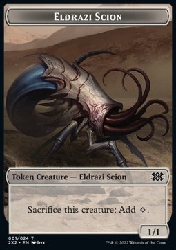Eldrazi Scion // Cat Dragon Card Front