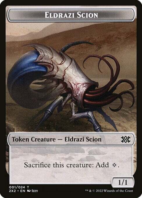 Eldrazi Scion // Cat Dragon Card Front
