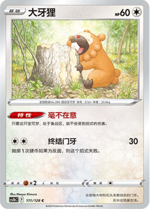 Bidoof Card Front