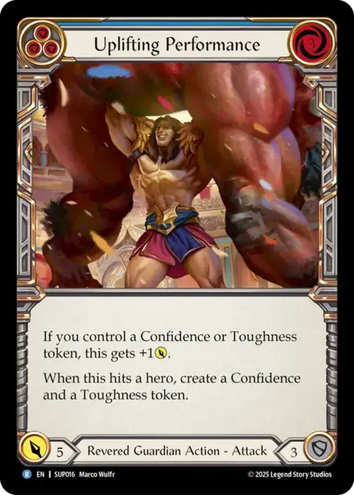 Uplifting Performance Card Front