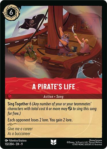 A Pirate's Life Card Front