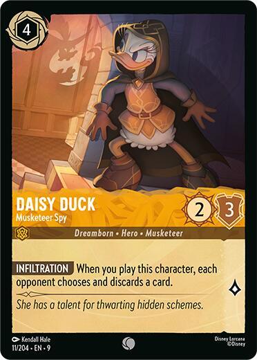 Daisy Duck - Musketeer Spy Card Front