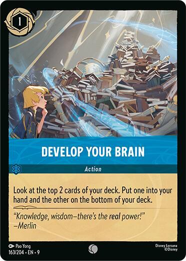 Develop Your Brain Card Front