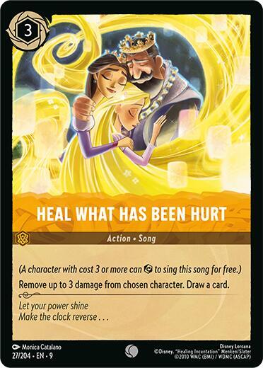 Heal What Has Been Hurt Card Front