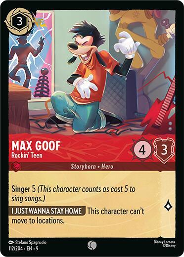 Max Goof - Rockin' Teen Card Front