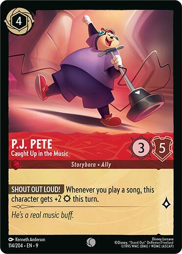 P.J. Pete - Caught Up in the Music Card Front