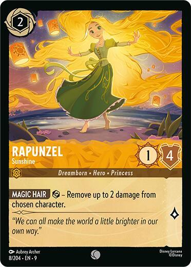 Rapunzel - Sunshine Card Front