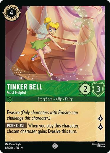 Tinker Bell - Most Helpful Card Front
