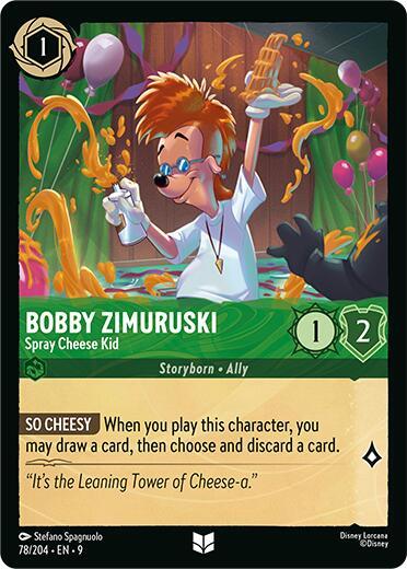 Bobby Zimuruski - Spray Cheese Kid Card Front