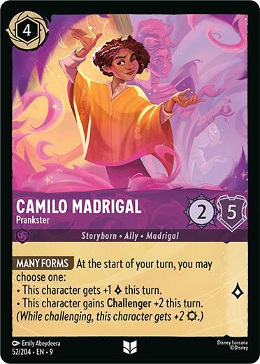 Camilo Madrigal - Prankster Card Front